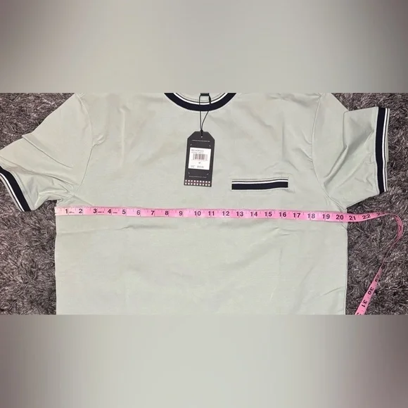 Ben Sherman Short-Sleeve Welt Pocket Ringer Tee size Medium - Picture 12 of 12